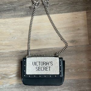 Victoria Secret rhinestone bling chain bag purse